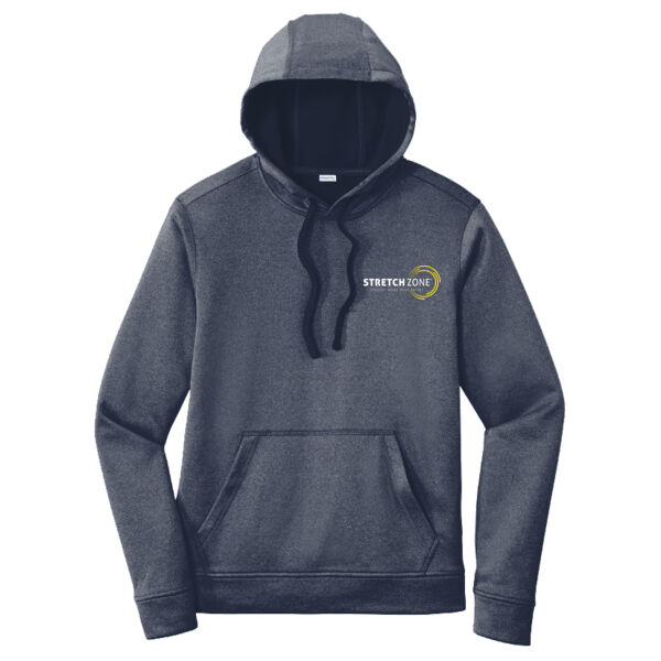 Stretch Zone - PosiCharge ® Sport Wick ® Heather Fleece Hooded Pullover Thumbnail